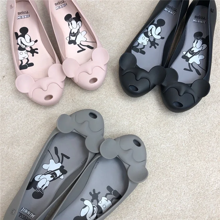 Melissa mickey minnie/Женская обувь; коллекция года; melissa; женские сандалии на плоской подошве; женская прозрачная обувь; сандалии для взрослых; женская обувь