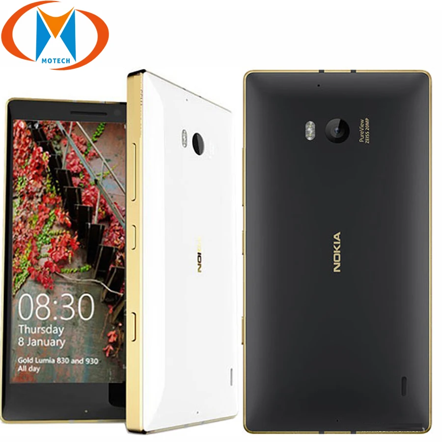 Оригинальный Новый мобильный телефон Nokia Lumia 930 4G LTE 5 "Snapdragon 2 GB 32 GB microsoft Windows Phone 8,1 20MP смартфон