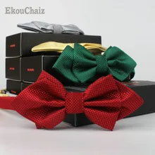 Индивидуальный почтовый галстук-бабочка, двухслойный дизайн, бабочка, галстук-бабочка, Модный свадебный галстук, корбата, полиэстер, Gravata Borboleta, мужской галстук