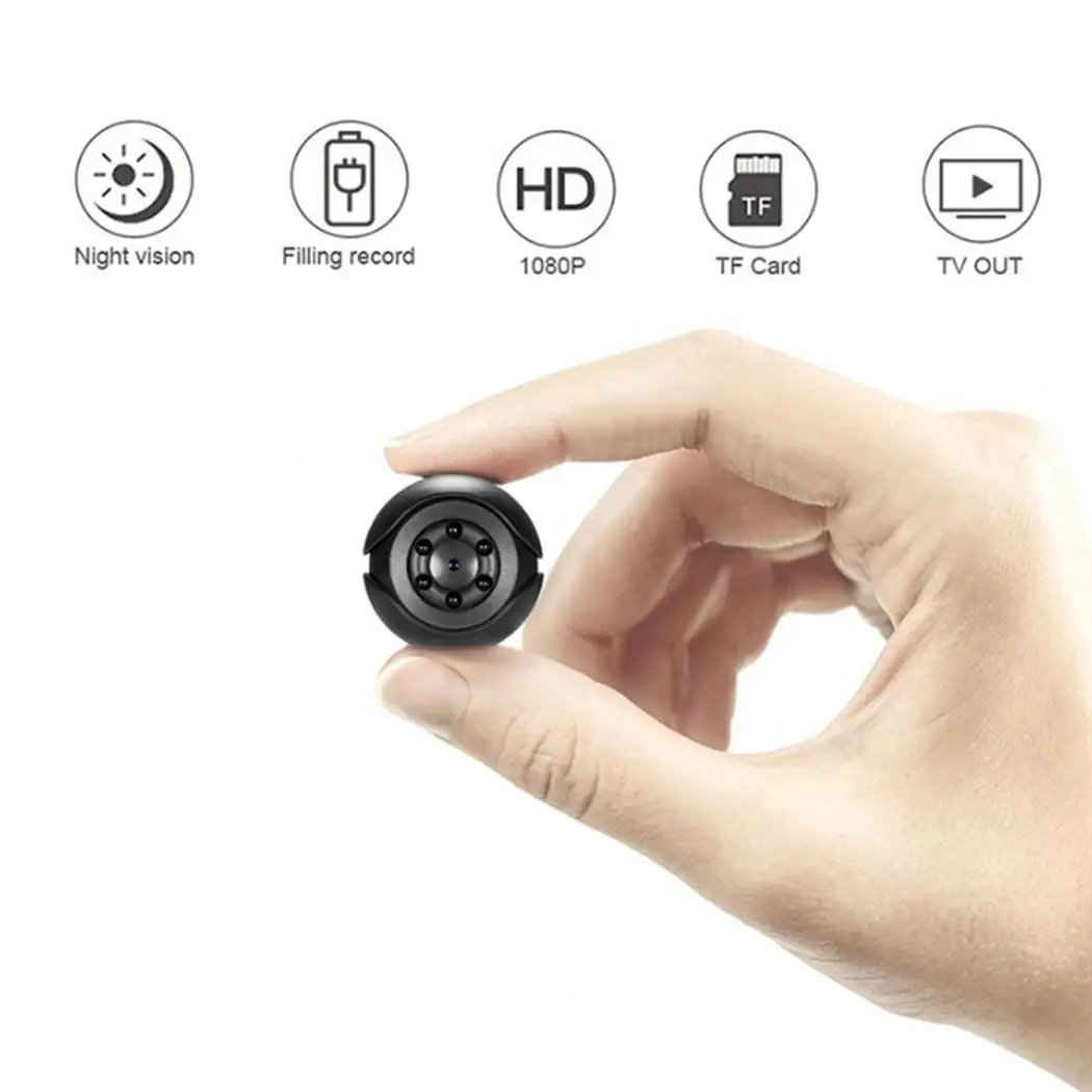 Mini Camera 1080P Security Sensor Camcorder Small Night Vision Camera Motion Detection  Portable Security Camcorder