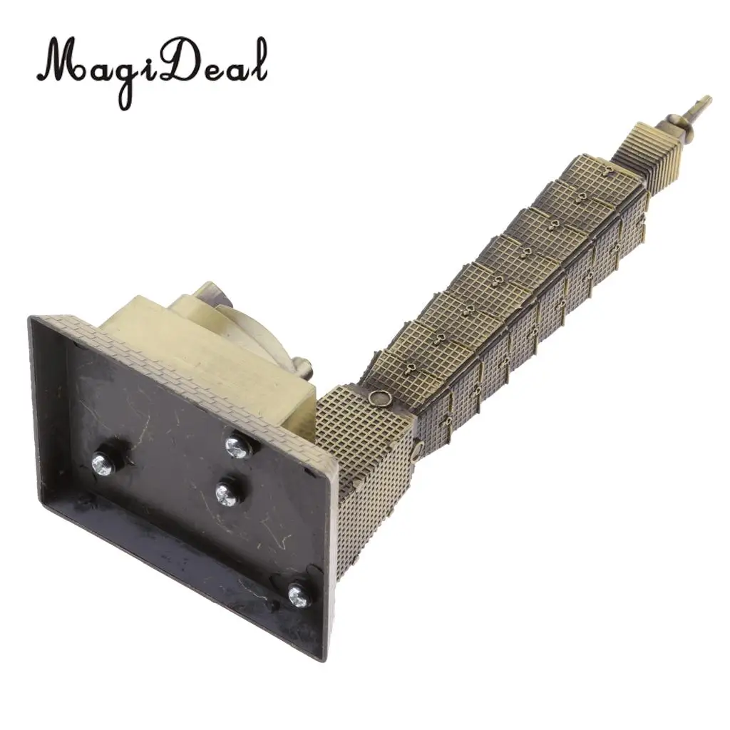 MagiDeal Taipei 101 Tower Building Architecture Model of Taiwan Desktop Ornament for Bedroom Home Bars Cafes Restaurants