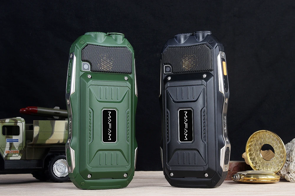 MAFAM M2 русский арабский 4000 mAh Dual SIM карты UHF Walkie Talkie тахограф беспроводной FM прочный мобильный Мощность Bank телефон P156