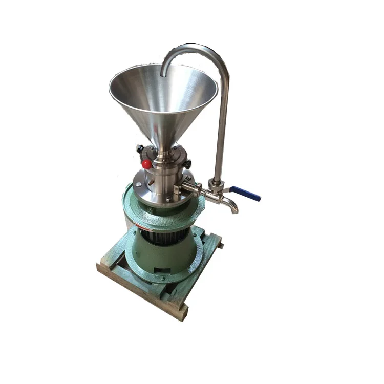 Free shipping by sea 50/60HZ 4.1L capacity vertical type KN-60 peanut butter colloid mill machine on hot sale photo