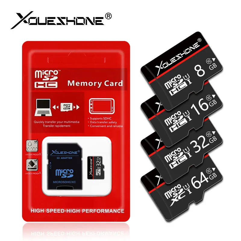 Real capacity High Speed Micro SD Cards 32GB 16GB 64GB 128GB 4GB 8GB
