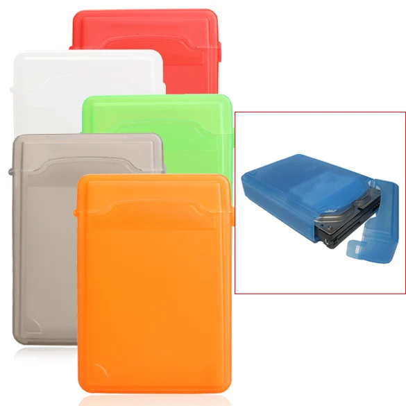 

3.5Inch Full Case Protector Storage Box Plastic For Hard Drive IDE SATA New