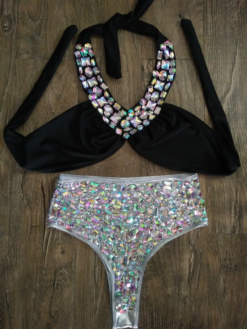 rhinestone bikini