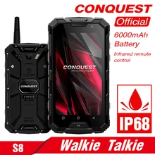 Special Price CONQUEST S8 Rugged Smartphone 4GB 64GB Mobile Phone GLONASS 6000mAh Battery NFC 4G LTE IP68 Shockproof Rugged Phone Special Price CONQUEST S8 Rugged Smartphone 4GB 64GB Mobile Phone GLONASS 6000mAh Battery NFC 4G LTE IP68 Shockproof Rugged Phone