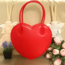 Женская сумка Лолита милый в форме сердца для девушек, сумка-мессенджер для макияжа, сумка-портфель, сумочка, черный, розовый, красный, косплей, 5 цветов, A88
