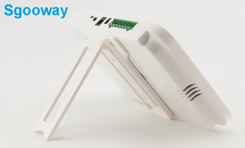 Sgooway sem Fio Sistema de Alarme em Casa Sistemas de Alarme com Pir Detector Russo Inglês Espanhol Francês Voz Segurança Alarme Gsm 10 em casa sistemas de alarme com pir