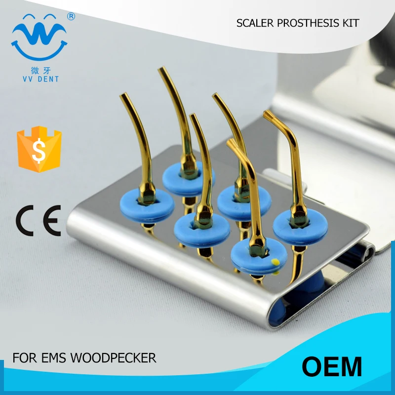 

5 SETS FREE SHIP EPRKG dental Prosthetics Kit FOR Broken Files Removal AND Calcification Removal FIT EMS W&H piezo scaler Tigon