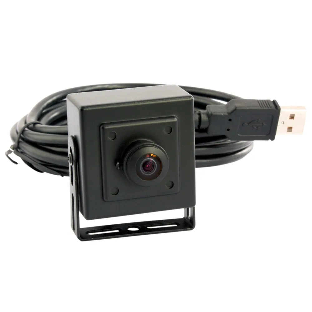 

ELP 180 Degree Wide Angle Fisheye Lens Mini USB Box Camera Low illumination H.264 1080P 30fps HD USB Webcam With IMX322 Sensor
