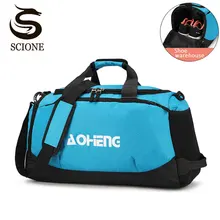 Scione/большие спортивные сумки через плечо для женщин, дорожная сумка для переноски багажа, чемодан для мужчин, модные повседневные Выходные туфли-Органайзер