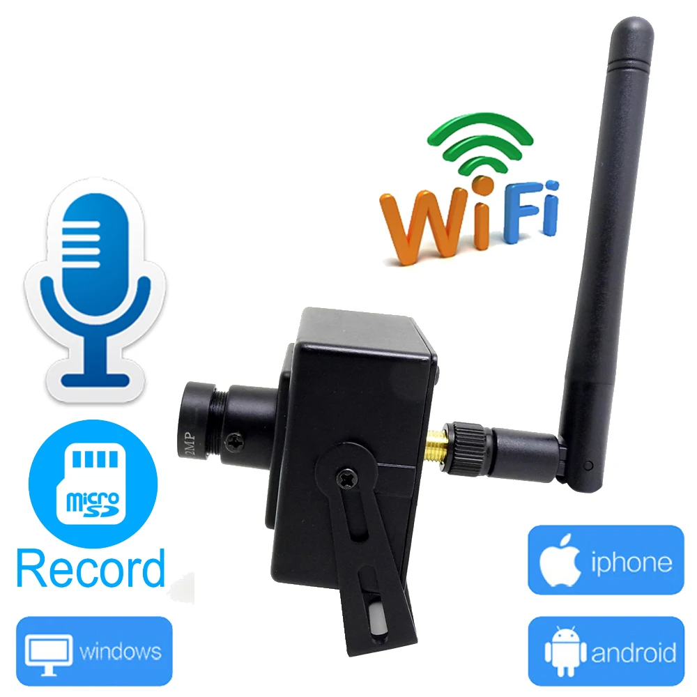  JIENU Mini wifi Della Macchina Fotografica 720 P 960 P 1080 P CCTV di Sicurezza di Sorveglianza Sup
