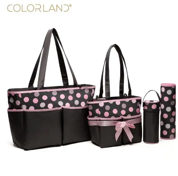 Colorland الأزياء الطفل حفاضات حقيبة الحفاض أكياس حقائب رضع الأمومة تغيير متعددة الوظائف الطفل رعاية الكراسي المتحركة Colorland الأزياء الطفل حفاضات حقيبة الحفاض أكياس حقائب رضع الأمومة تغيير متعددة الوظائف الطفل رعاية الكراسي المتحركة