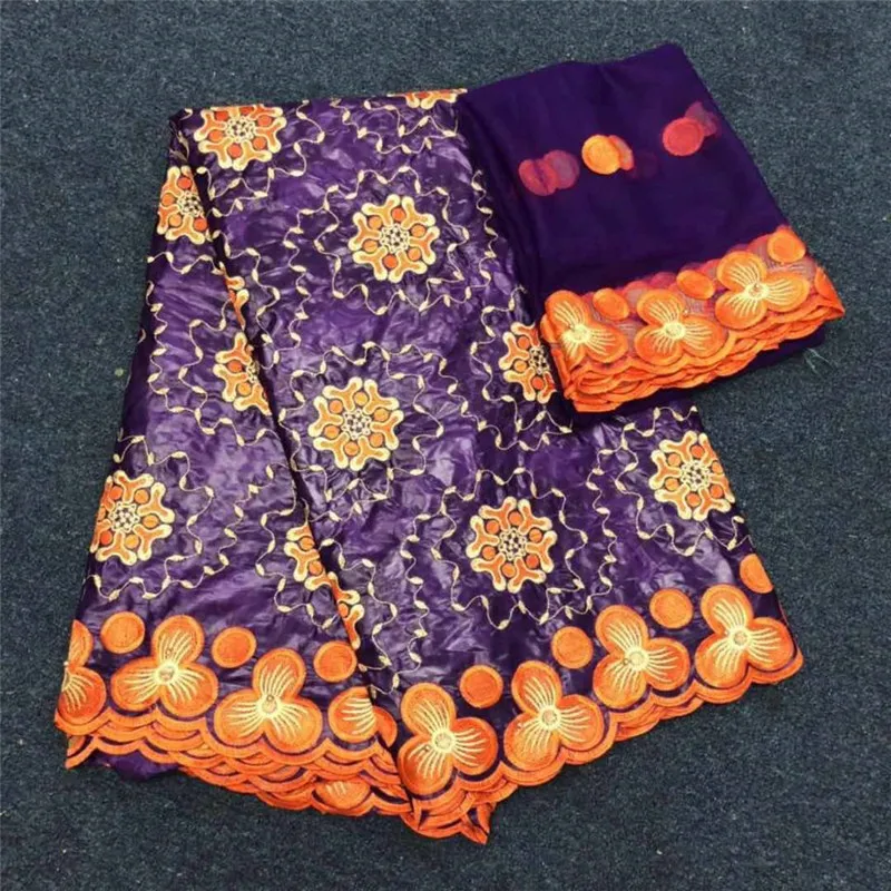 

African guinea brocade fabric african bazin riche getzner with beads high quality Nigerian gele headtie 5+2 yards/lot 14L061982