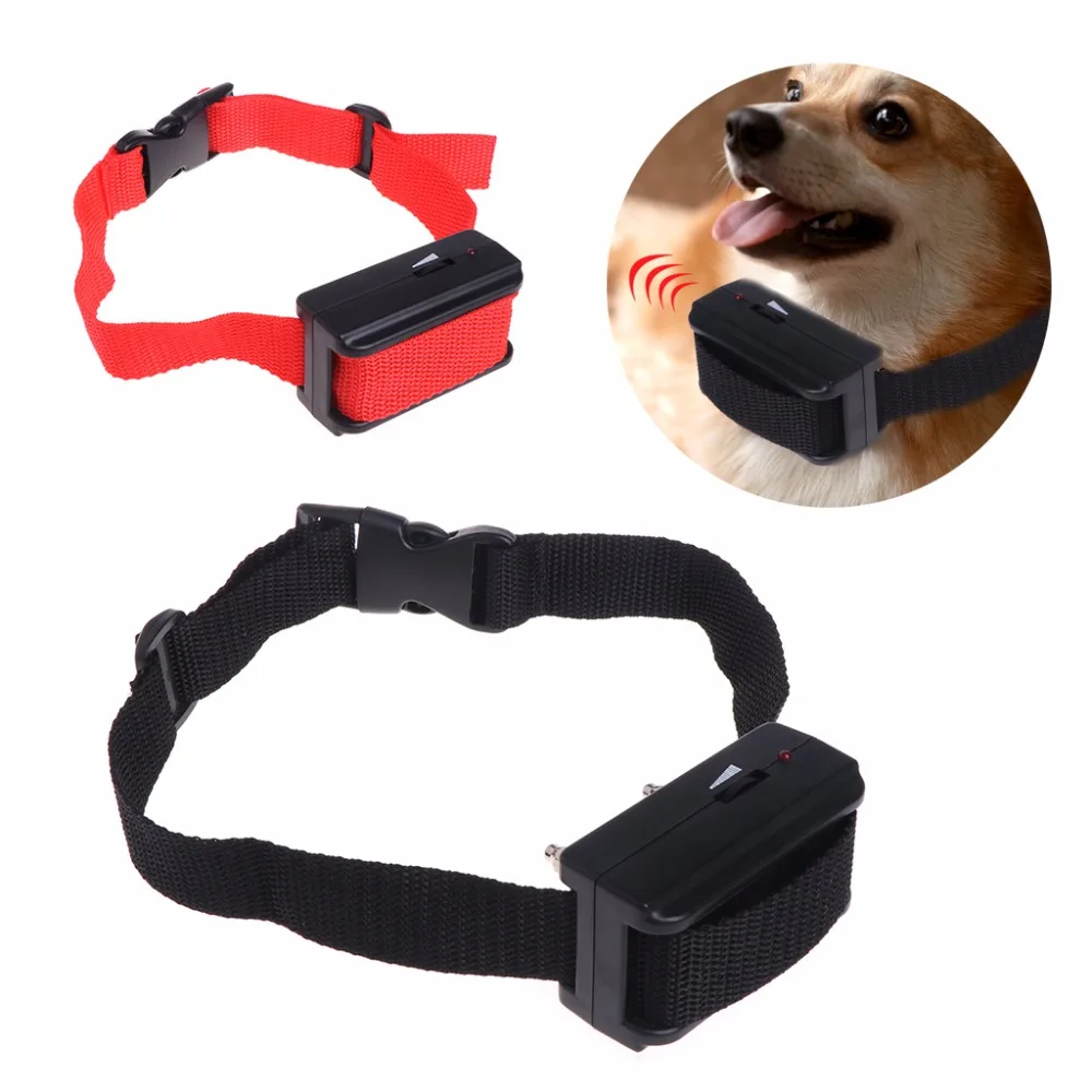1PC New Pet Dog Collar Bark Deterrents Electric Shock Training Stop