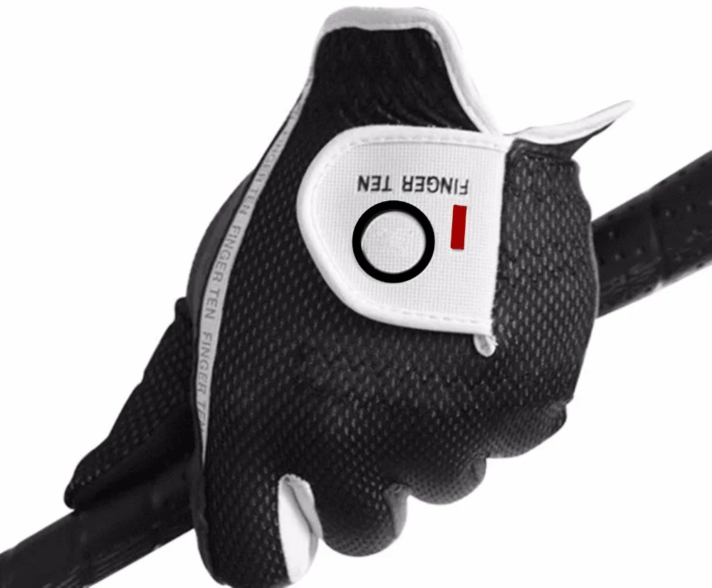 الرجال الغولف قفازات ترتديه على اليد اليسرى اليد اليمنى اعب غولف حزمة Lh المطر الساخن الرطب قبضة اللون أسود أخضر رمادي لينة صالح الاصبع عشرة