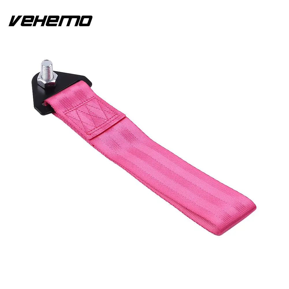 VEHEMO سيارة سباق السحب سحب حزام سحب حبل حزام الوفير هوك المتانة