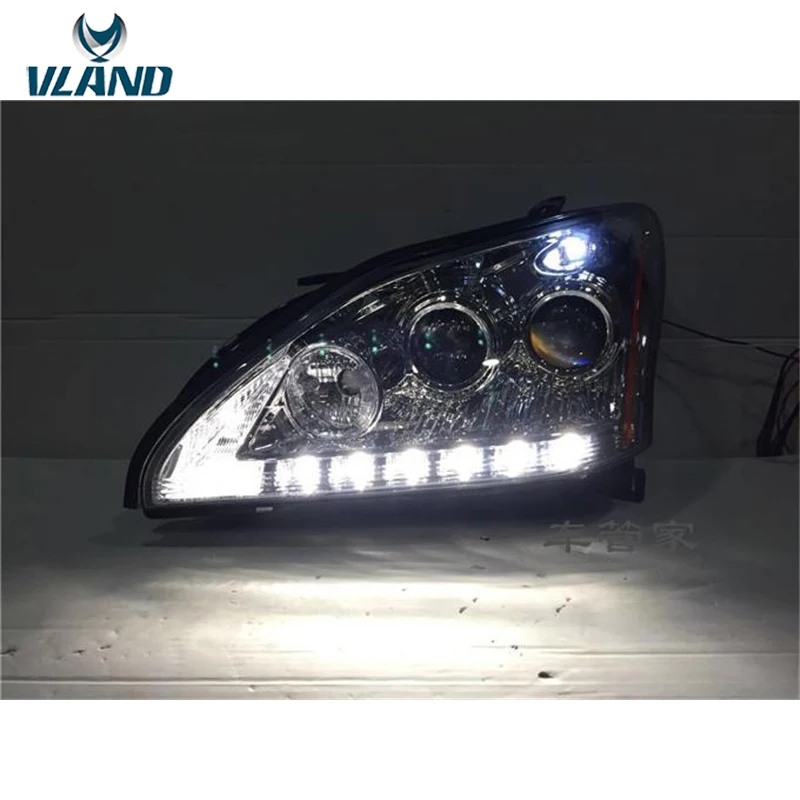 Светодиодная фара VLAND Factory для Lexus RX330 RX350 2004 2006 2008 2009 с ксеноновым объективом DRL