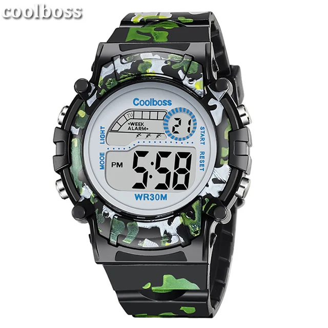 Coolboss Elettronici Di Marca Di Sport Studente Per Bambini Guardare I Bambini O Coolboss Elettronici Di Marca Di Sport Studente Per Bambini Guardare I Bambini O