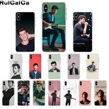 RuiCaiCa Hit pop singer Shawn Mendes Smart Cover Soft Shell Phone Case for Apple iPhone 8 7 6 6S Plus X XS MAX 5 5S SE XR Cover shawn mendes x yoox толстовка