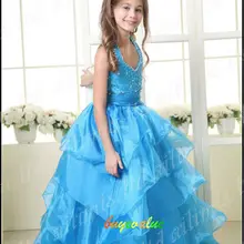 Классический цветочница dress-occasion-party-bridesmaid-wedding-formal-wear! Милый и прекрасный! Все размеры от 2- 14
