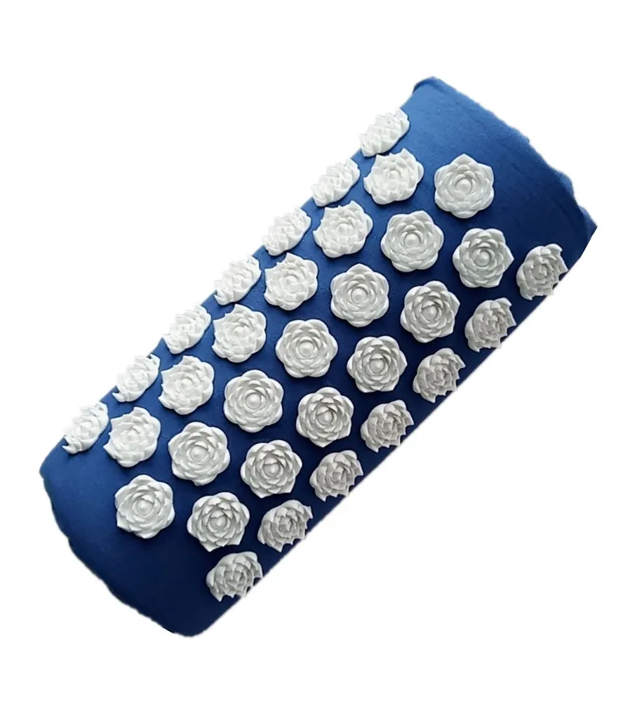 lotus blue pillow