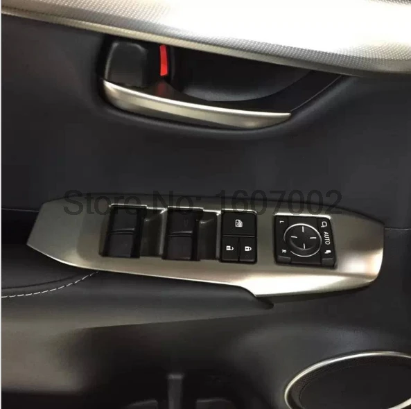 Us 28 3 18 Off For Lexus Nx 200t 300h 2015 2016 Matte Interior Door Window Switch Panel Cover Trim Only For Left Handed Driving Inner Moldings In