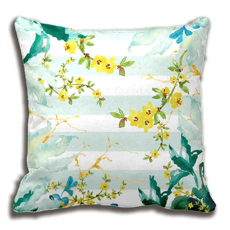Floral Watercolor Bouquet Collage Throw Pillow Decorative Cushion Cover Pillow Case Customize Gift By Lvsure For Car Sofa Seat Cushion Cover Decorative Cushion Coverscushion Cover Pillow Case Aliexpress