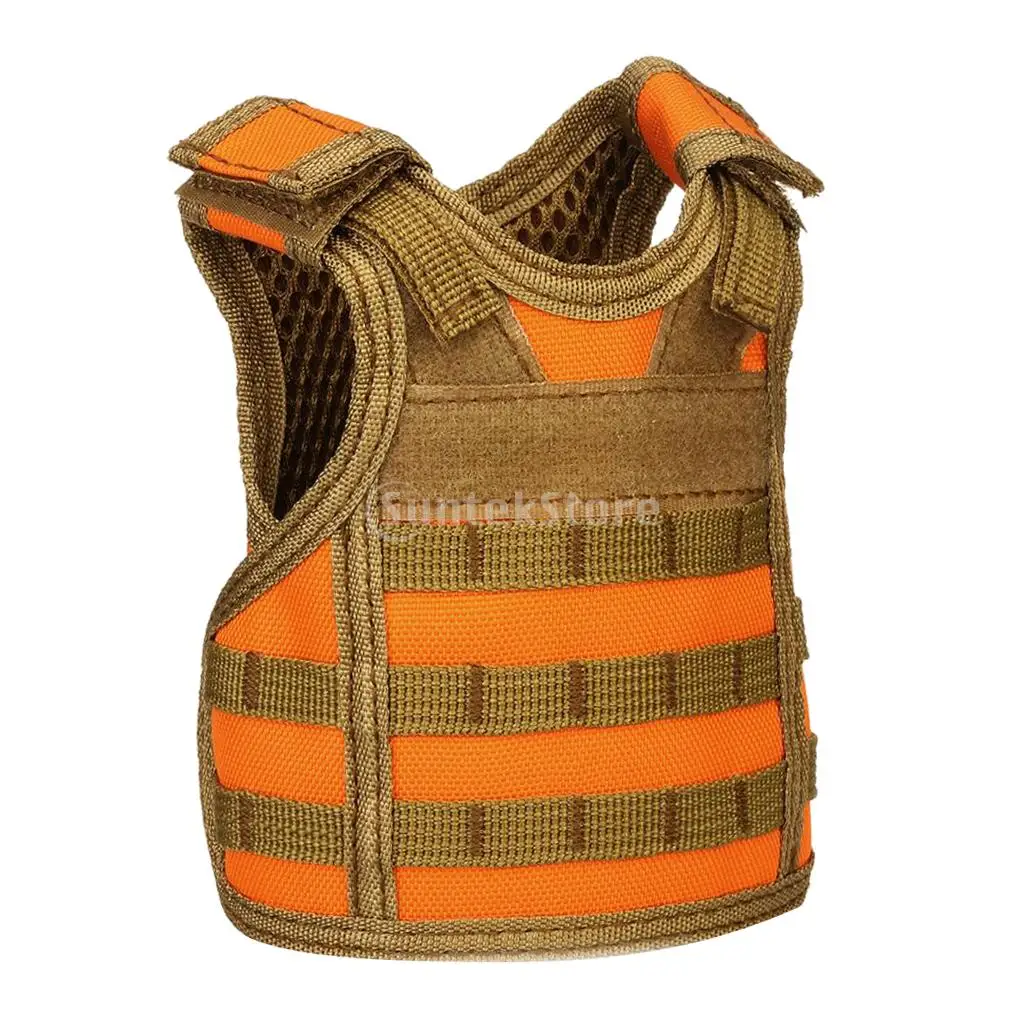 Mini Military Army Tactical MOLLE Vest Style Beers Sleeve Cans Cover Bottles Stubby Holder Cool Bottle Decoration