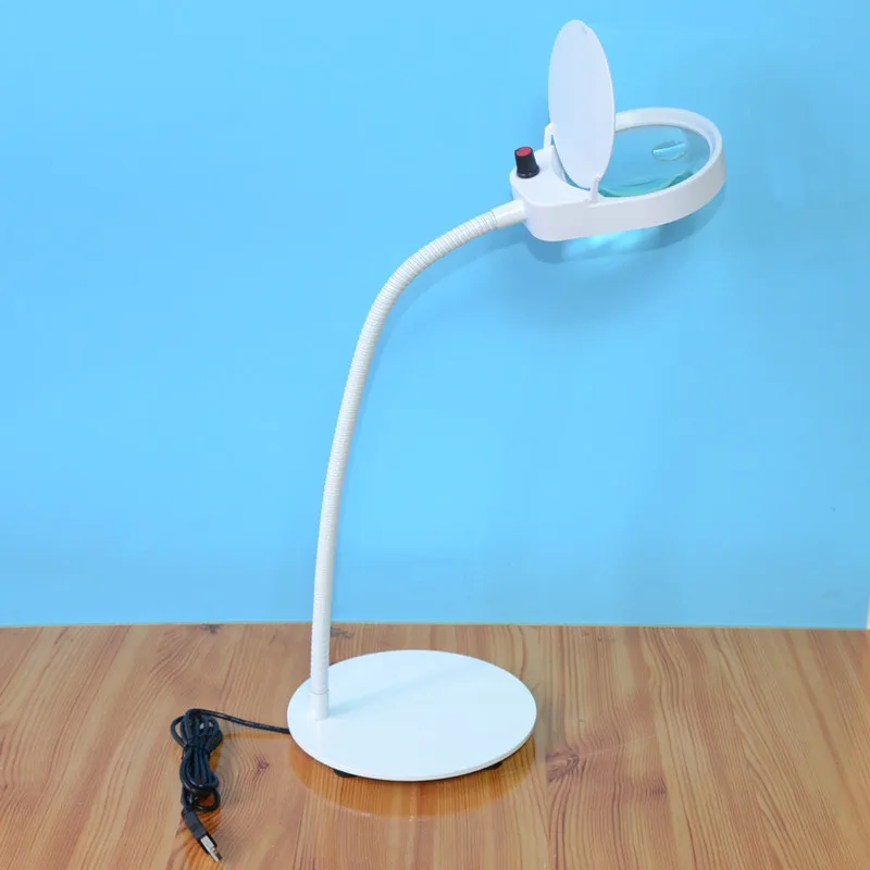 

PDOK Magnifying Glass Table Lamp Electronic Maintenance With Lamp Magnifying Glass 3X/10X The Welding Work Lights