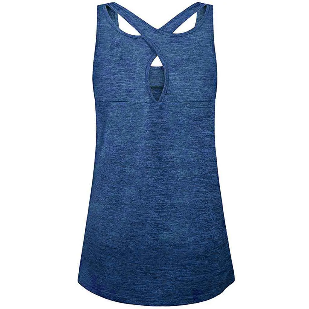 Простая женская спортивная рубашка для йоги с круглым вырезом, полиэстеровый вязаный жилет, укороченный пуловер для фитнеса, топы для тренажерного зала M14
