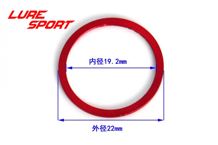 LURESPORT 12 шт. ветрозащитное алюминиевое кольцо H 1 мм рыболовная удочка строительный компонент ремонт Удочка DIY аксессуар