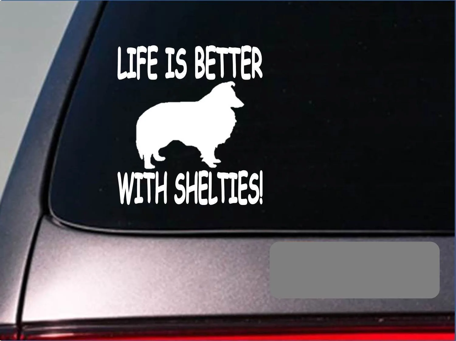 

Life is better with Shelties sticker decal shetland sheepdog herding Car Sticker 20cm