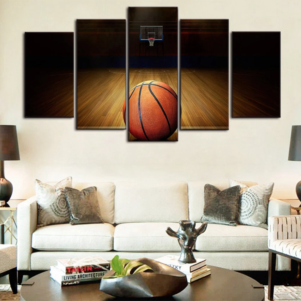 Sport Koszykówka Oczywiście Malarstwo Płótno Wall Art Bedroom Decoration Na Siłowni Decor Modułowa Malarstwo Home Decor HD Drukowane Prezent