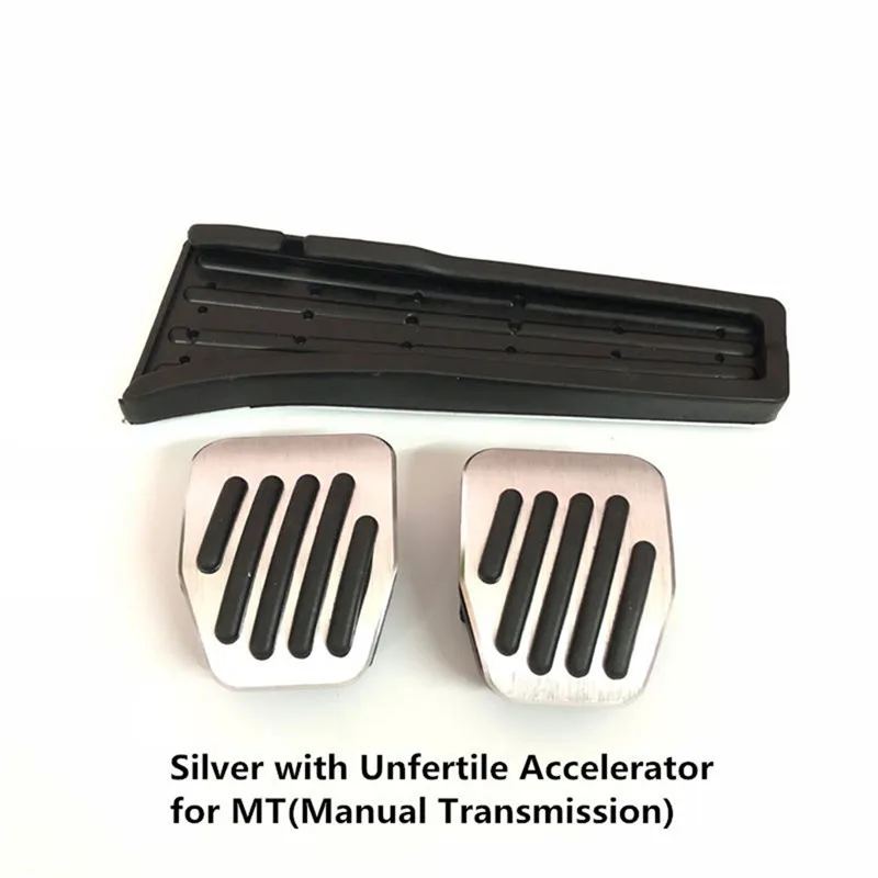 Автомобильные аксессуары для BMW 5 серии G30 G31 G38 X3 X4 ускоритель Тормозная ног накладки на педали газа топливного бака ремонт наклейки - Название цвета: 3pcs For MT