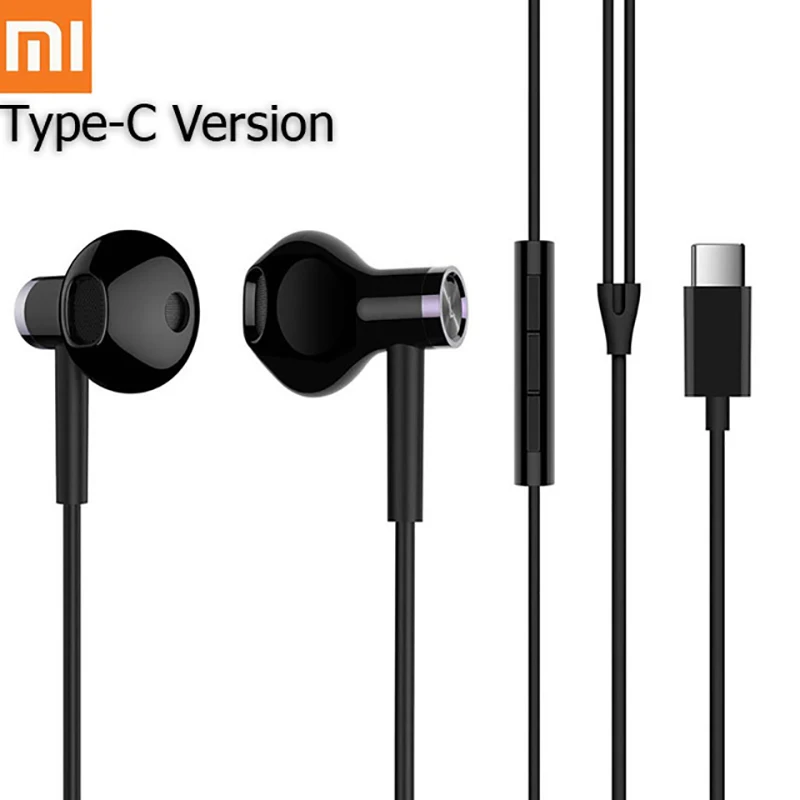Наушники вкладыши Xiaomi USB Type C с двойным Драйвером|Наушники и гарнитуры| |
