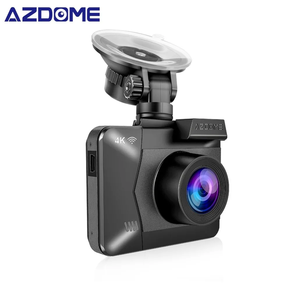

AZDOME M06 WiFi Built in GPS Dual Lens FHD 1080P Front + VGA Rear Camera Car DVR Recorder 4K Dash Cam Dashcam WDR Night Vision