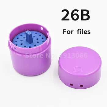 

1 PCS High quality 26B holes endo box for burs reamer and gutta percha points endodontic box carbide burs