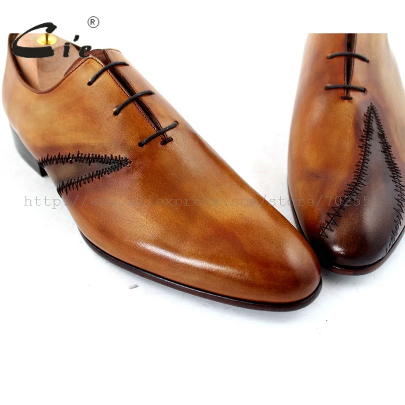 - Cie Full Grain Calf Leather Upper High Quality Blake Stitched HandPainted Mens Oxford Casual Shoe OX195