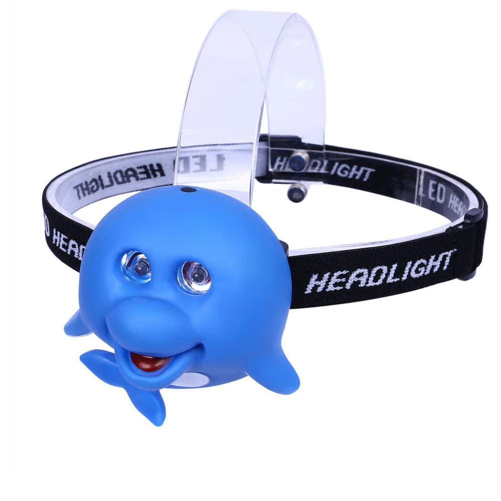 

Child's Children Kid Novelty Animal Flash LED Head Light Torch #4A16