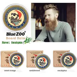 Blue ZOO men 60g Natural рост бороды Уход Бальзам крем органический воск для усов