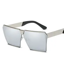 2017 de La Moda de Gran Tamaño Suqare Mujeres Grandes gafas de Marco Gafas Para Hombre Gafas de Sol Clásicas Gafas UV400 Gafas de sol gafas
