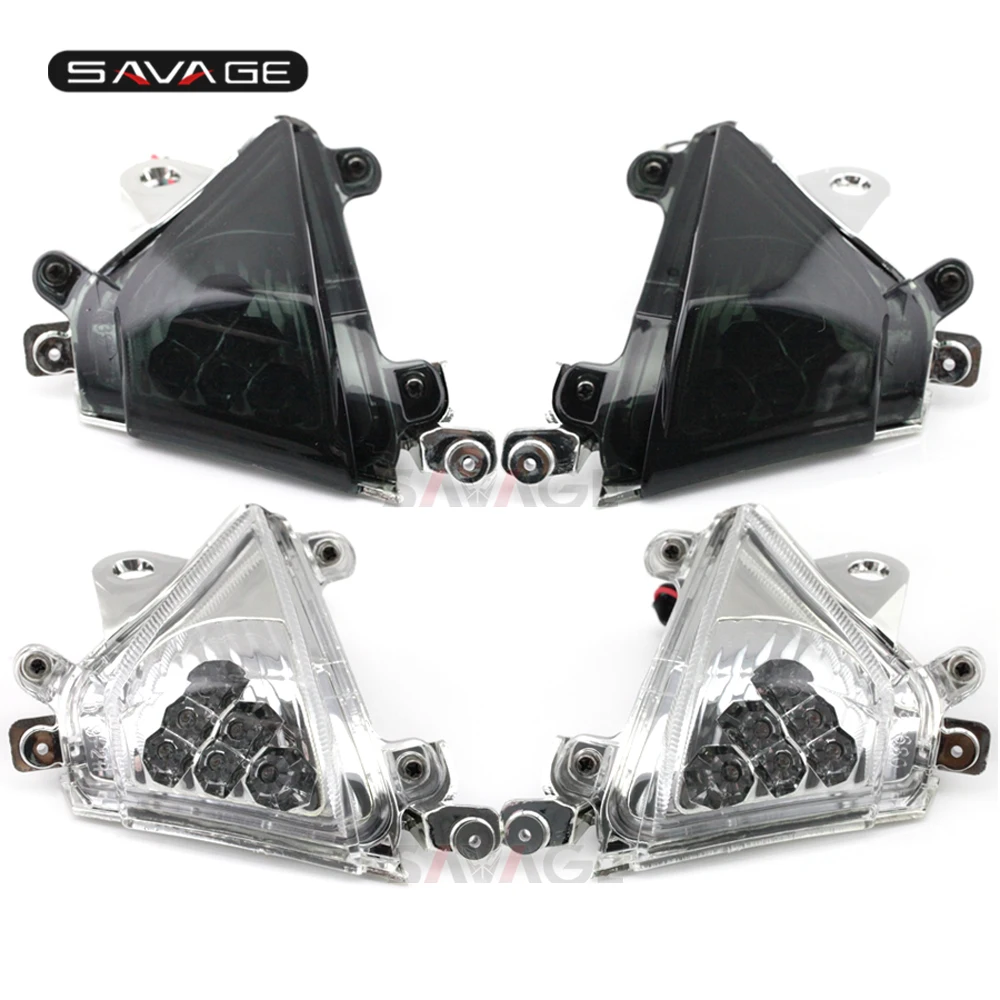 

Front LED Turn Signal Indicator For KAWASAKI ZX-10R ZX10R 2004-2005 Motorcycle Accessories Light Blinker Lamp