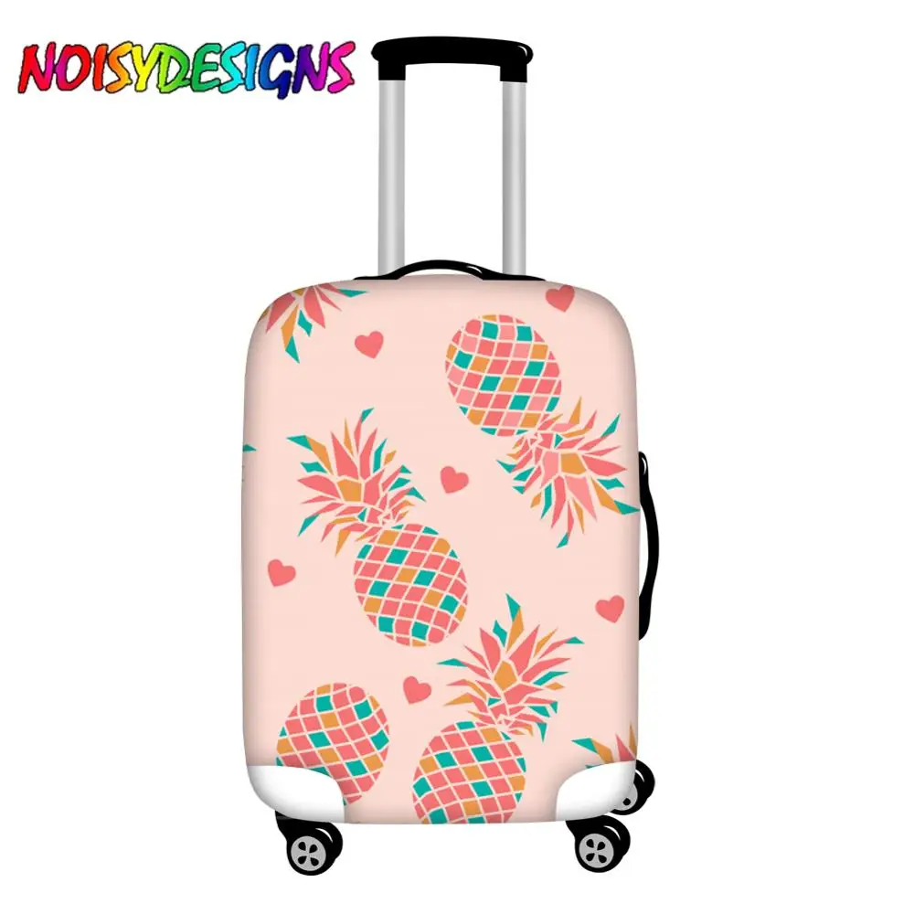 

NOISYDESIGNS Fruit Luggage Dust Cover Pineapples-Heart Waterproof Dust Rain Cover Protective Baggage Bag Thicker Dropshipping
