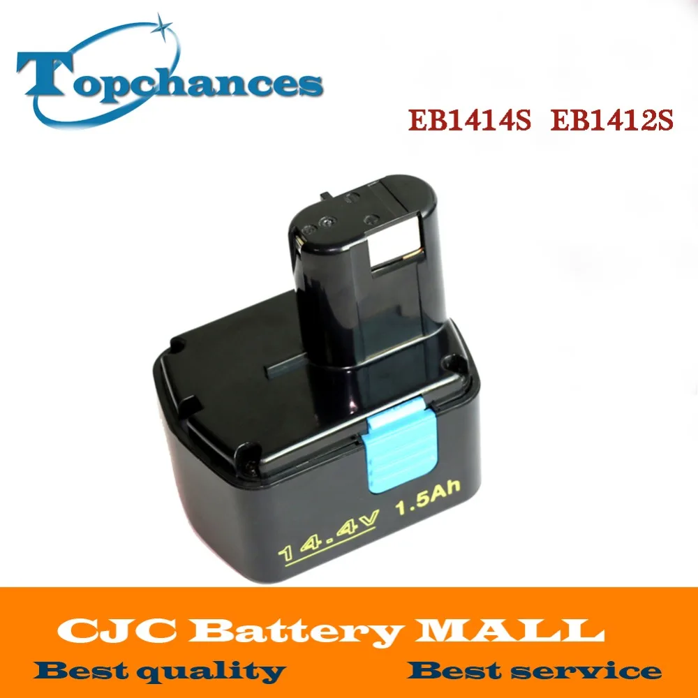 Newest 14 4V 1500mAh Rechargeable Battery for Hitachi EB1414S EB 1412S EB 1414 EB 1414L EB