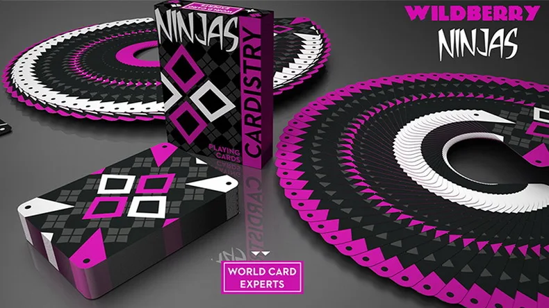 1 шт. CARDISTRY NINJAS WILDBERRY игральные карты размер покера колода UPSCC пользовательская Ограниченная серия Запечатанный магический реквизит фокусы