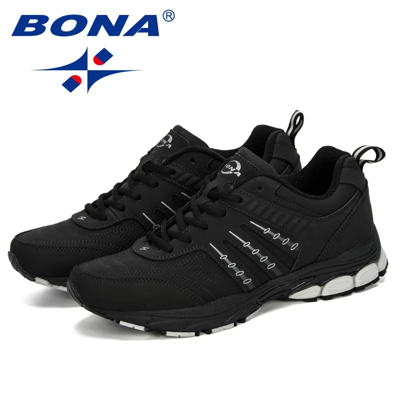BONA/Новинка года; дышащие мужские кроссовки; zapatillas hombre Sapatos; мужские спортивные кроссовки