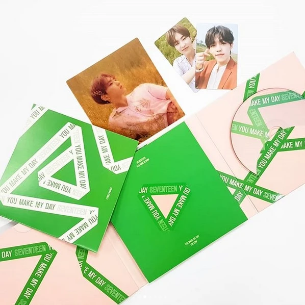 [MYKPOP] ~ 100% Официальный оригинал SEVENTEEN YOU MAKE MY DAY MINI 5 альбом набор CD + фото книга