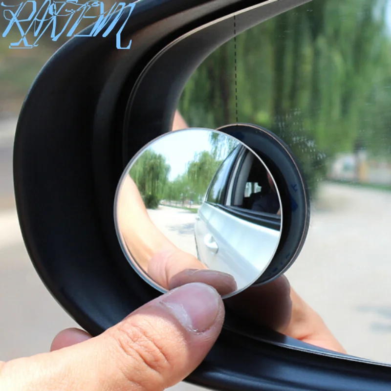 Автомобильное 360 градусов широкоугольное маленькое круглое зеркало заднего вида